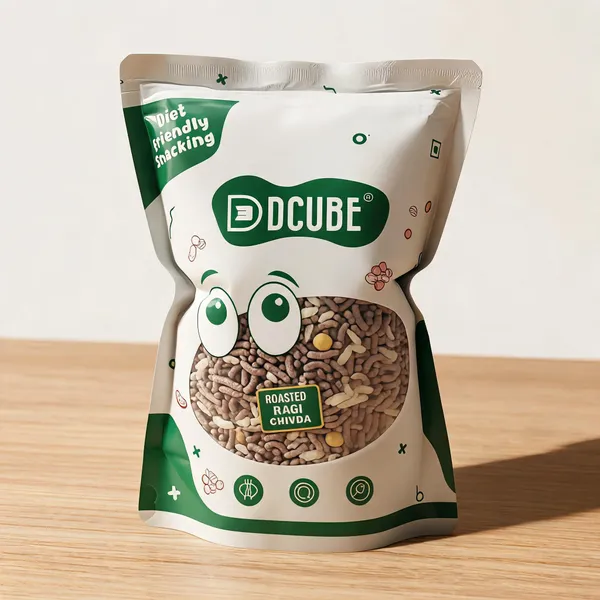Dcube_Roasted_Ragi_Chivda_200gm_Pack_of_4