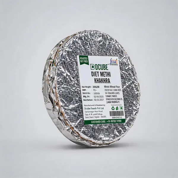 Dcube_Diet_Methi_Khakhra_200_Gm_Pack_of_4