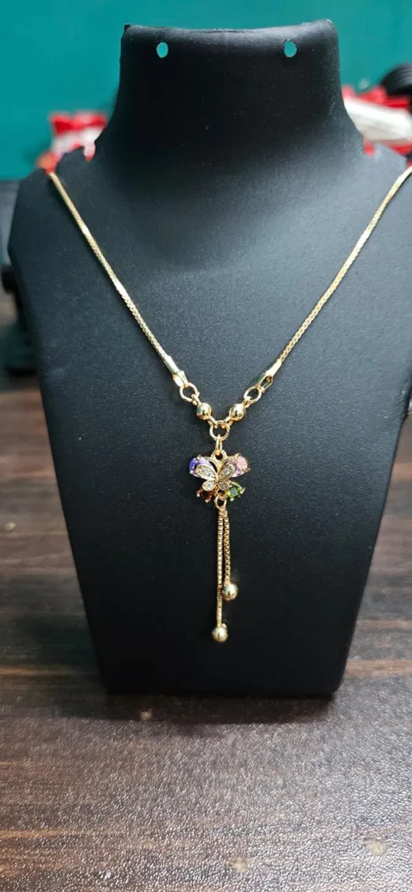 Multi_Colour_Butterfly_Necklace