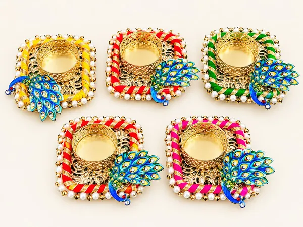 Peacock_Decorative_Diya_Holder_Set_Of_5
