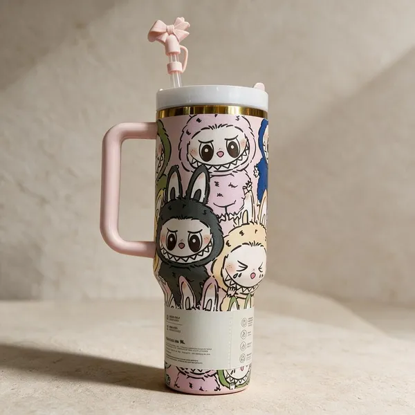 Bunny_Print_Handled_Travel_Tumbler_With_Straw