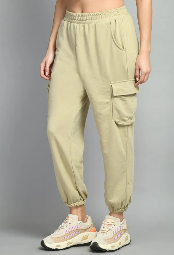 Beige_Cotton_Joggers_For_Women
