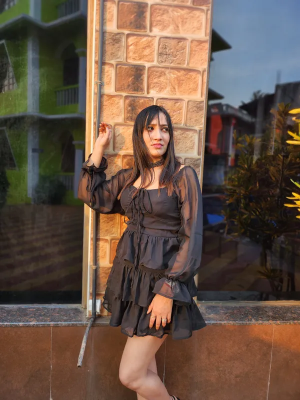 Black_Georgette_Dress_For_Women