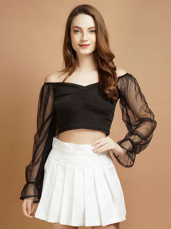 Black_Net_Top_For_Women