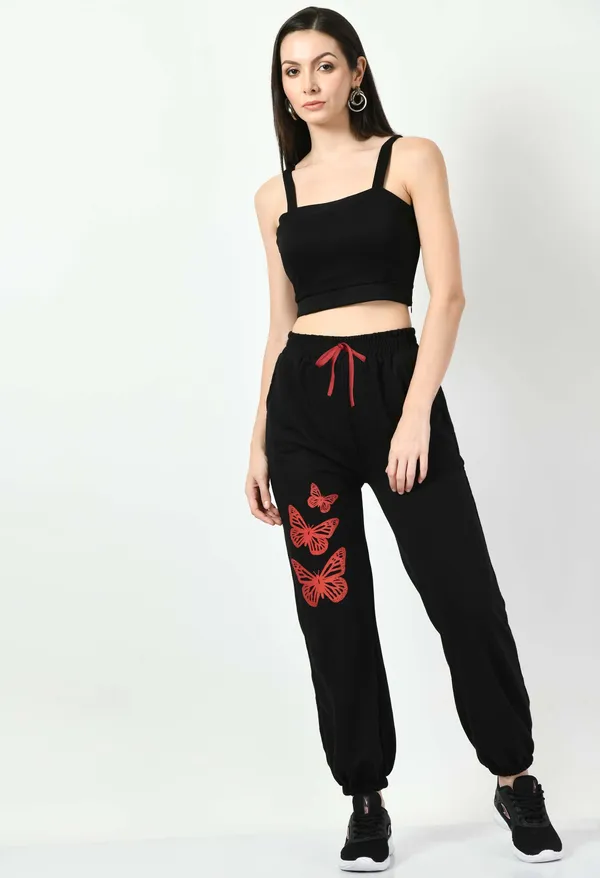 Black_Cotton_Joggers_For_Women
