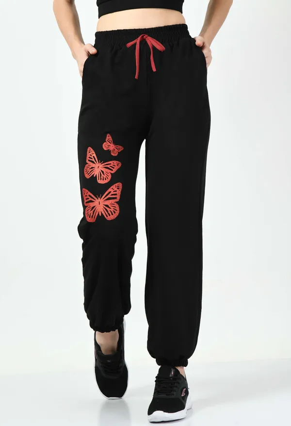 Black_Cotton_Joggers_For_Women