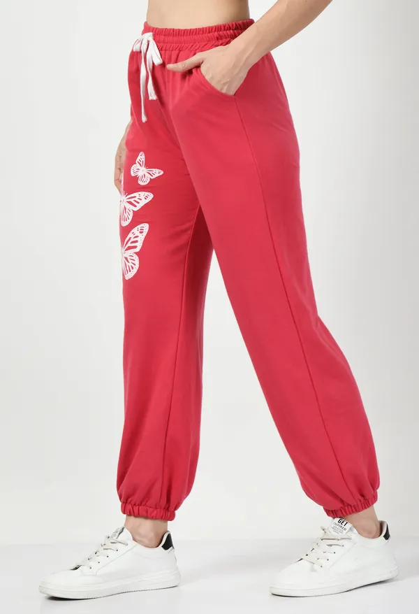 Pink_Cotton_Joggers_For_Women