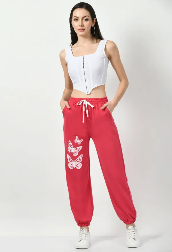 Pink_Cotton_Joggers_For_Women