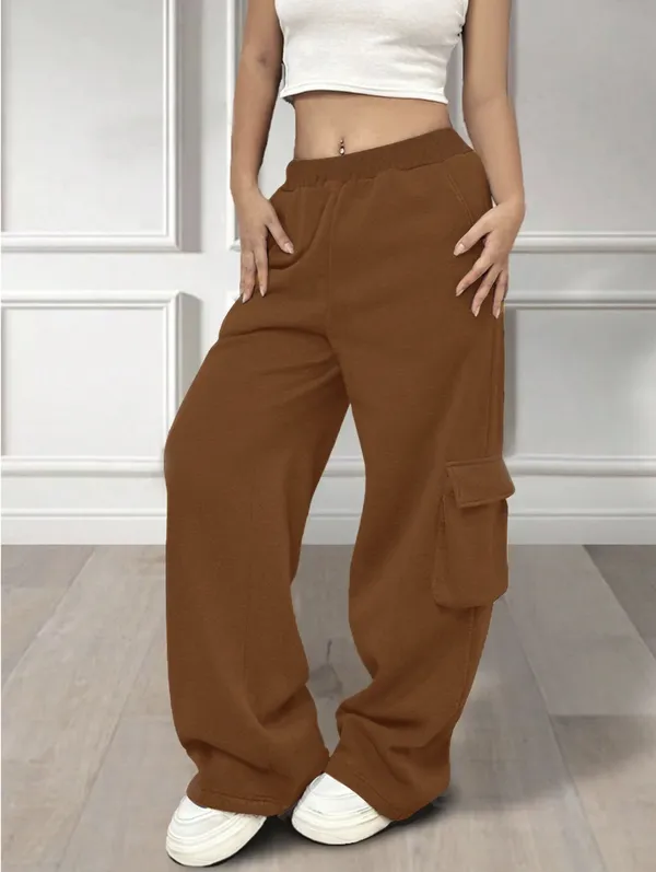 Brown_Cotton_Trousers_For_Women