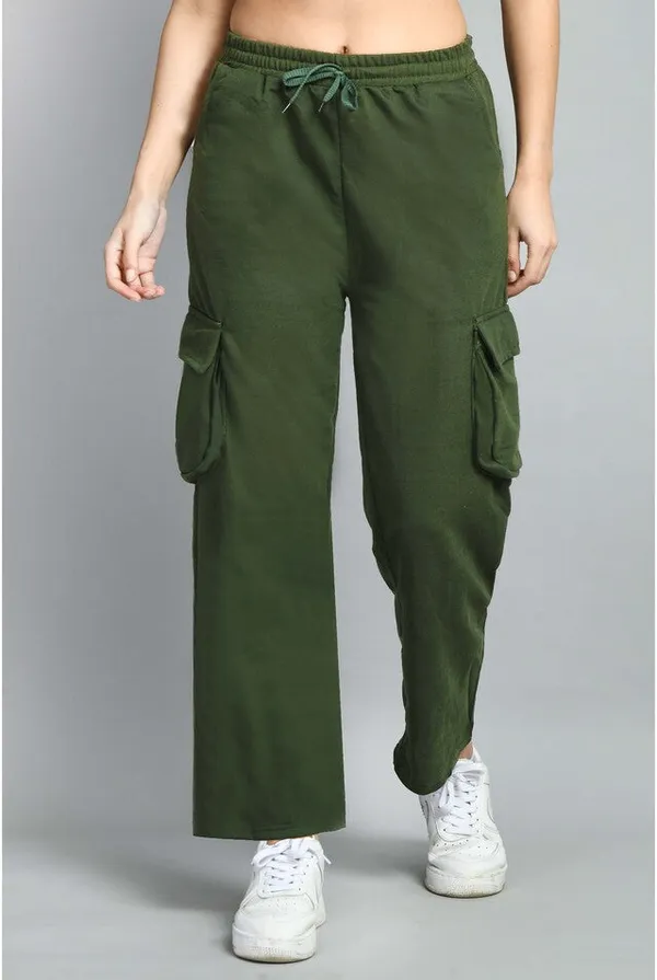 Olive_Green_Cotton_Joggers_For_Women