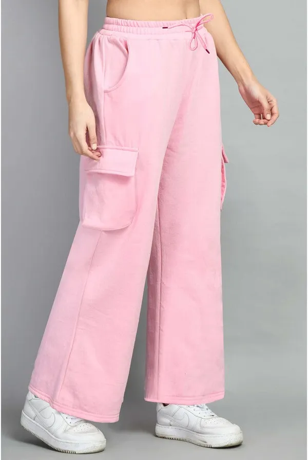 Pink_Cotton_Joggers_For_Women