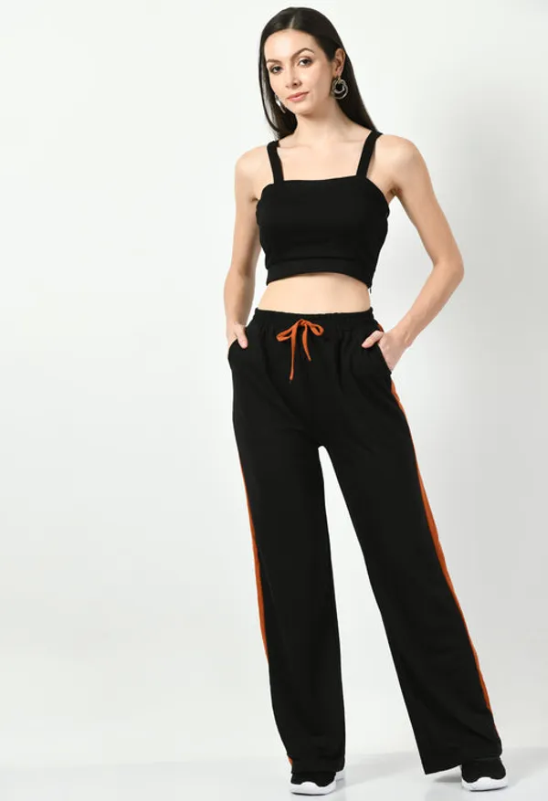 Black_&_Rust_Cotton_Joggers_For_Women