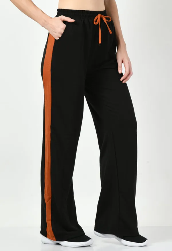 Black_&_Rust_Cotton_Joggers_For_Women