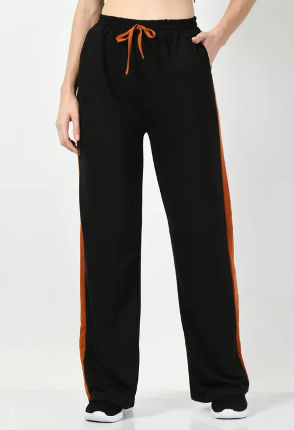 Black_&_Rust_Cotton_Joggers_For_Women