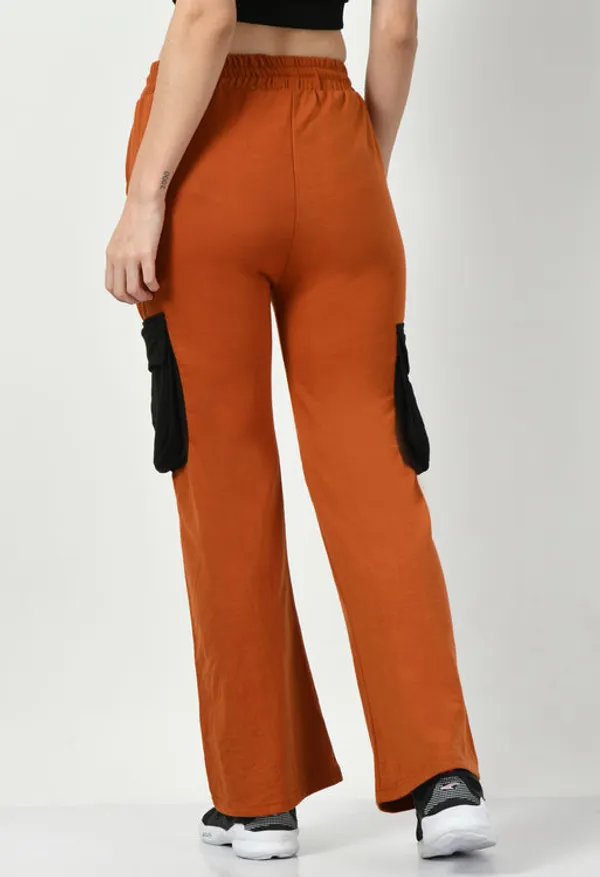 Rust_Cotton_Joggers_For_Women
