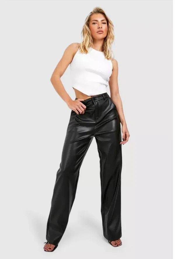 Black_Faux_Leather_Trousers_For_Women