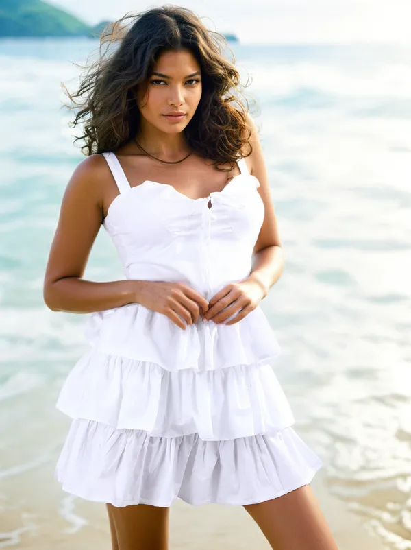 White_Cotton_Dress_For_Women