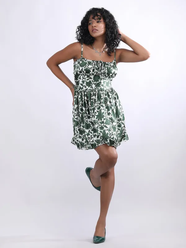 Green_Silk_Satin_Dress_For_Women