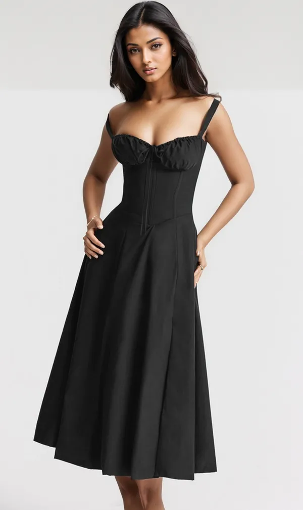 Black_Cotton_Dress_For_Women