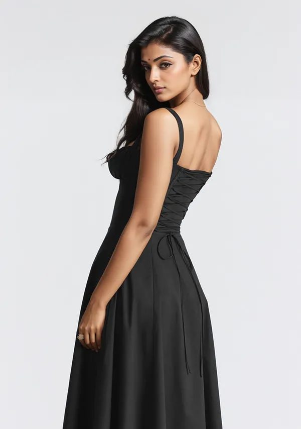 Black_Cotton_Dress_For_Women