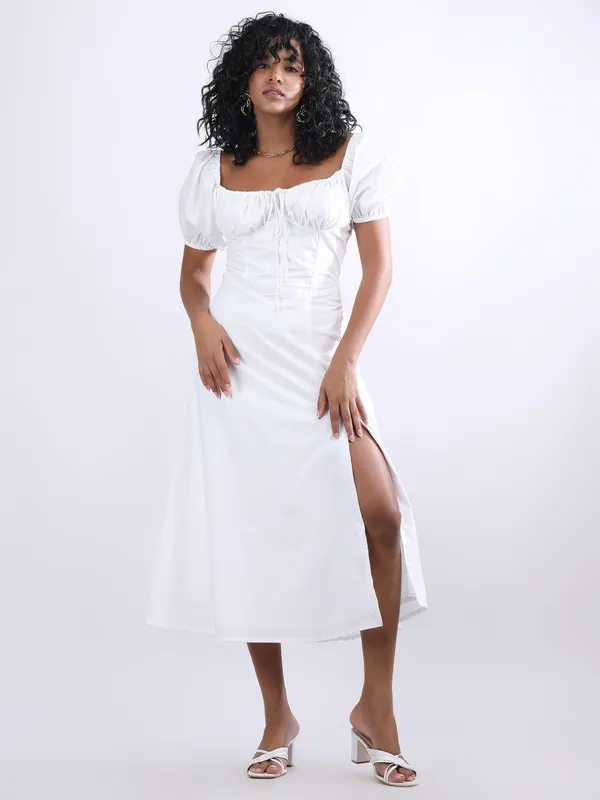 White_Cotton_Dress_For_Women