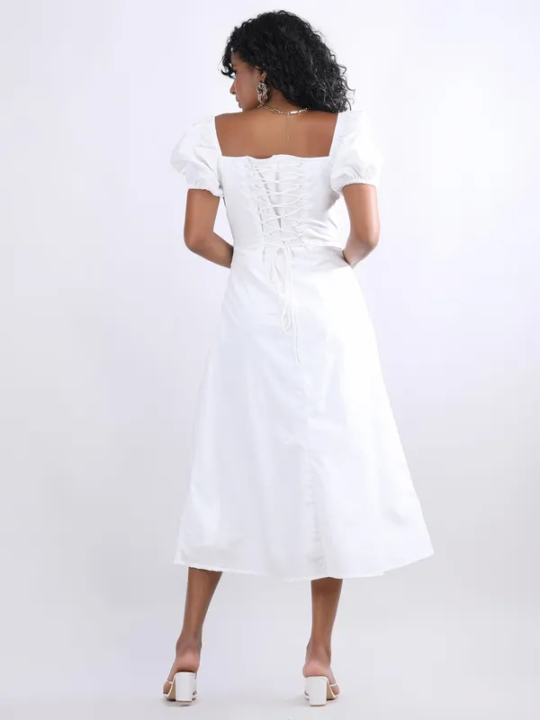 White_Cotton_Dress_For_Women