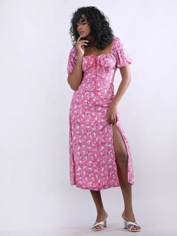Pink_Cotton_Dress_For_Women
