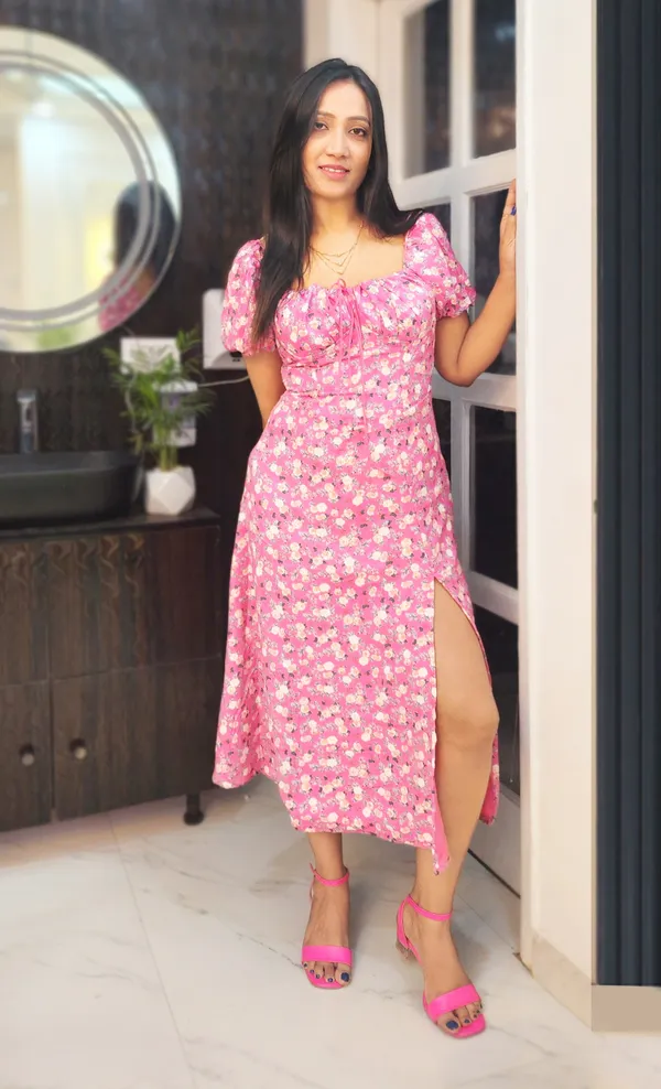 Pink_Cotton_Dress_For_Women