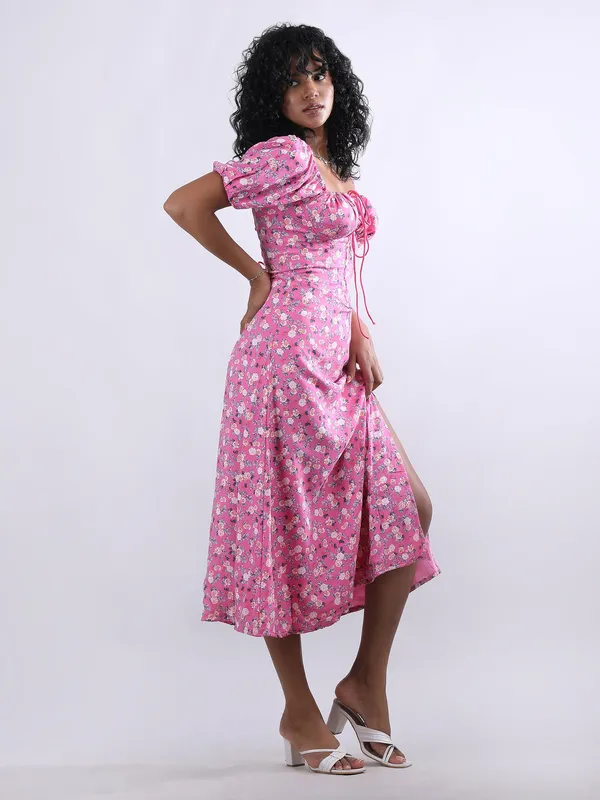 Pink_Cotton_Dress_For_Women