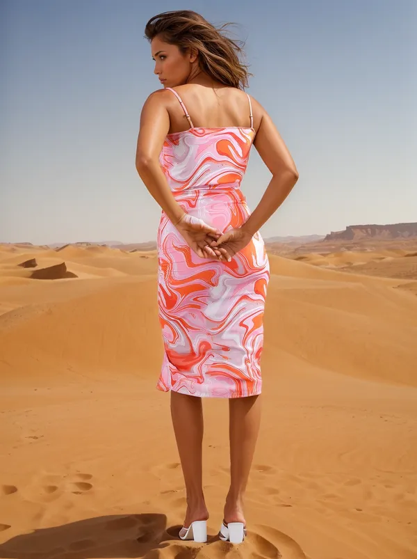 Orange_Georgette_Dress_For_Women