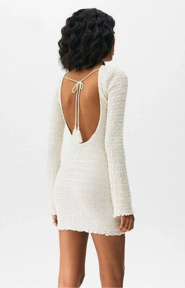 White_Lycra_Dress_For_Women