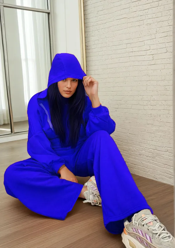 Royal_Blue_Fleece_Co-ord_Set_For_Women