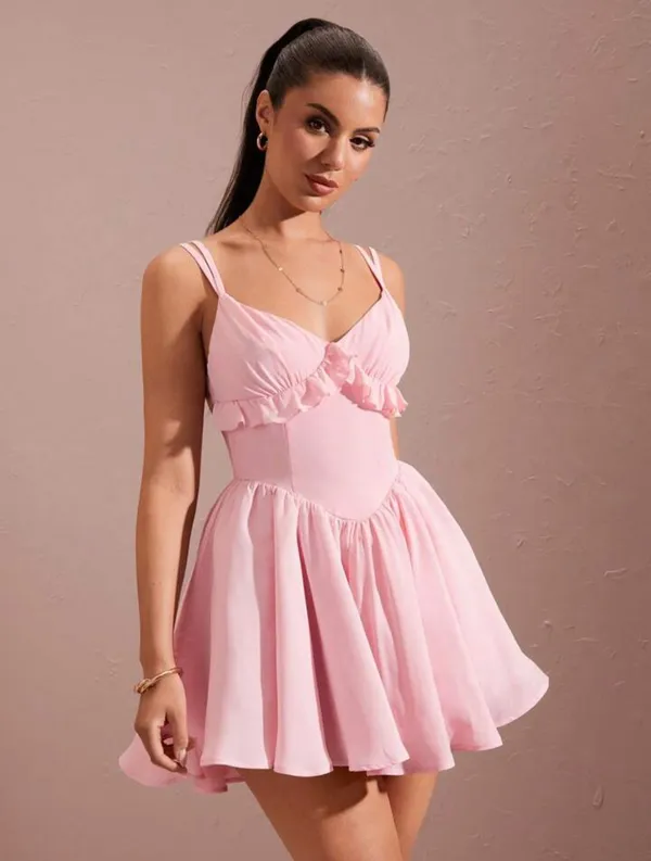 Blush_Polyester_Dress_For_Women