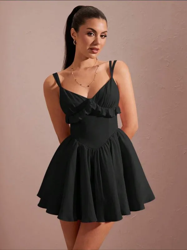 Black_Polyester_Dress_For_Women