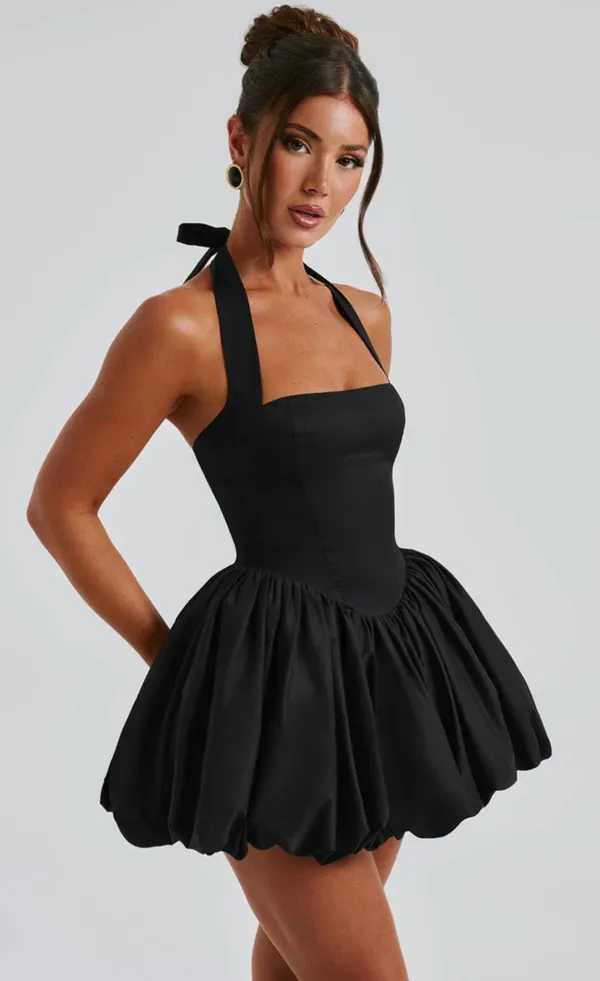 Black_Polyester_Dress_For_Women