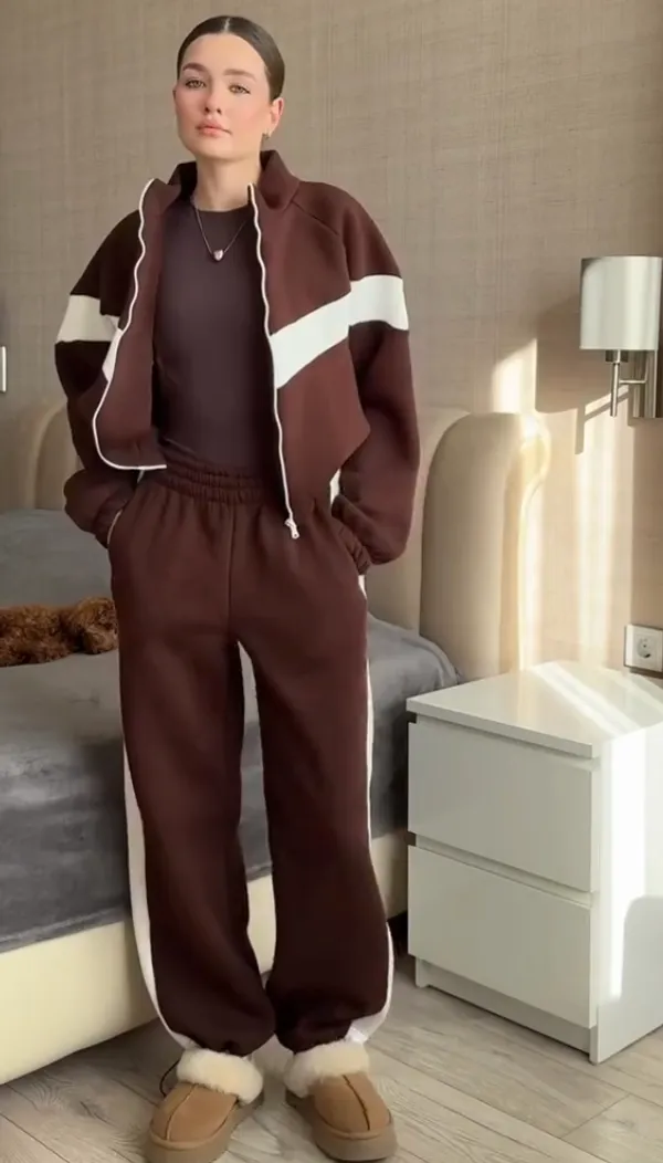 Coffee_Fleece_Co-ord_Set_For_Unisex