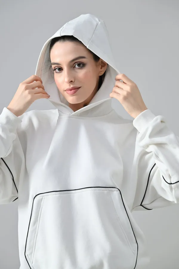 White_Fleece_Co-ord_Set_For_Women