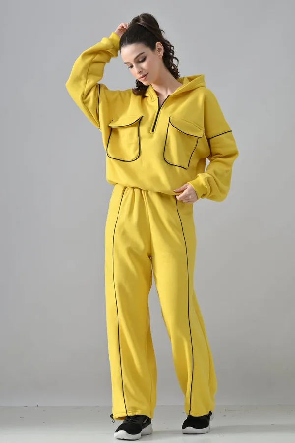 Yellow_Fleece_Co-ord_Set_For_Women