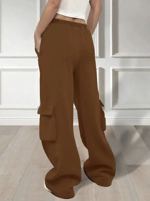 Brown_&_Beige_Cotton_Trousers_For_Women
