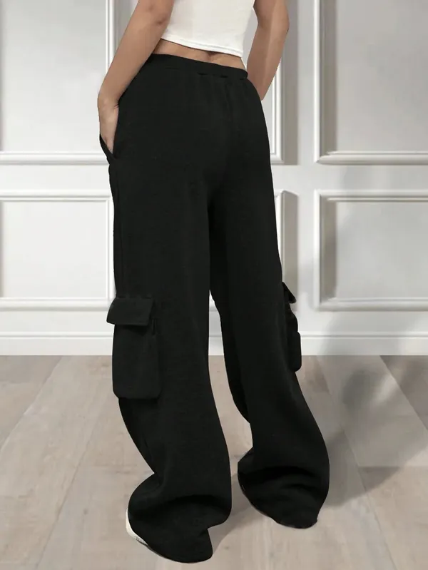 Black_&_Beige_Cotton_Trousers_For_Women