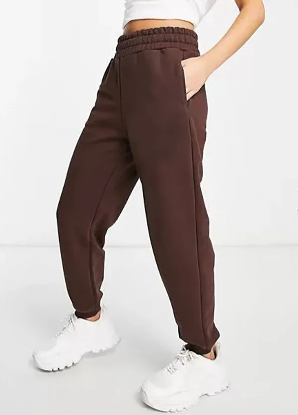 Brown_&_Black_Cotton_Joggers_For_Women