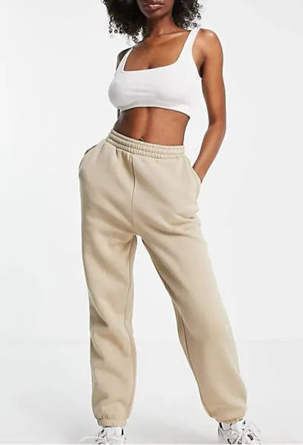 Beige_&_Sky_Cotton_Joggers_For_Women