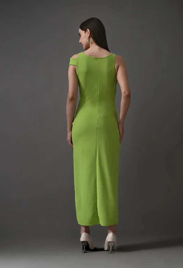 Green_Polyester_Dress_For_Women