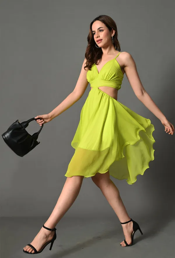Green_Polyester_Dress_For_Women