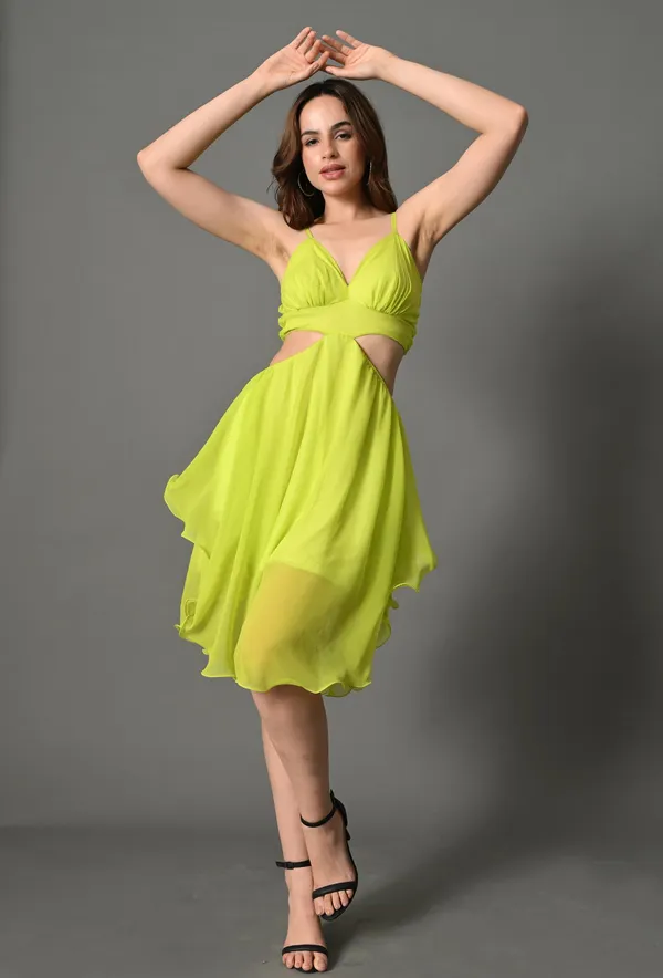 Green_Polyester_Dress_For_Women