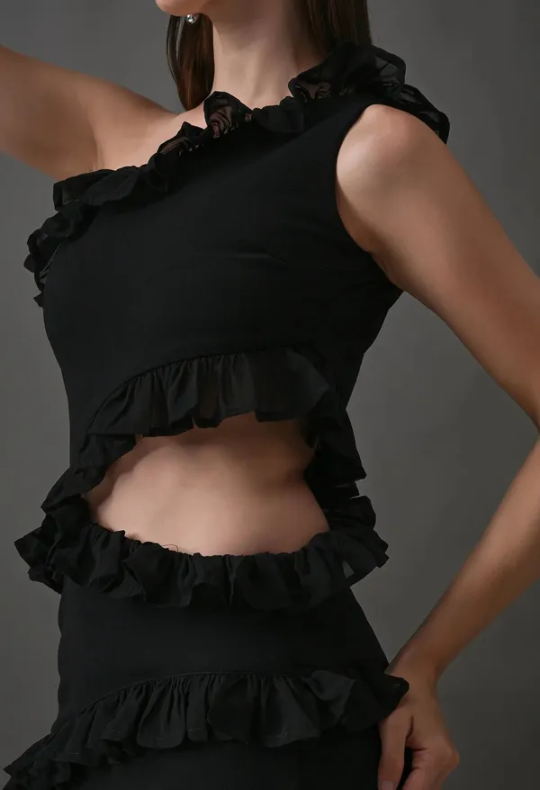 Black_Polyester_Dress_For_Women