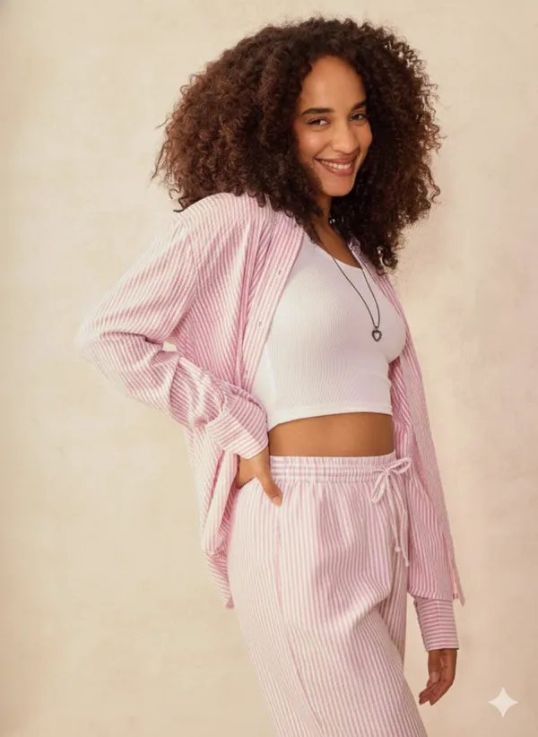 Pink_Cotton_Co-ord_Set_For_Women