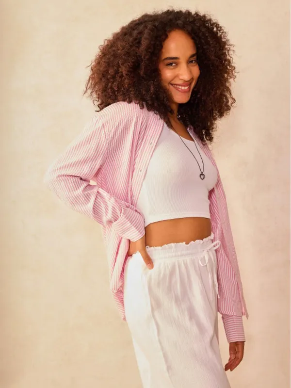 Pink_Cotton_Shirt_For_Women
