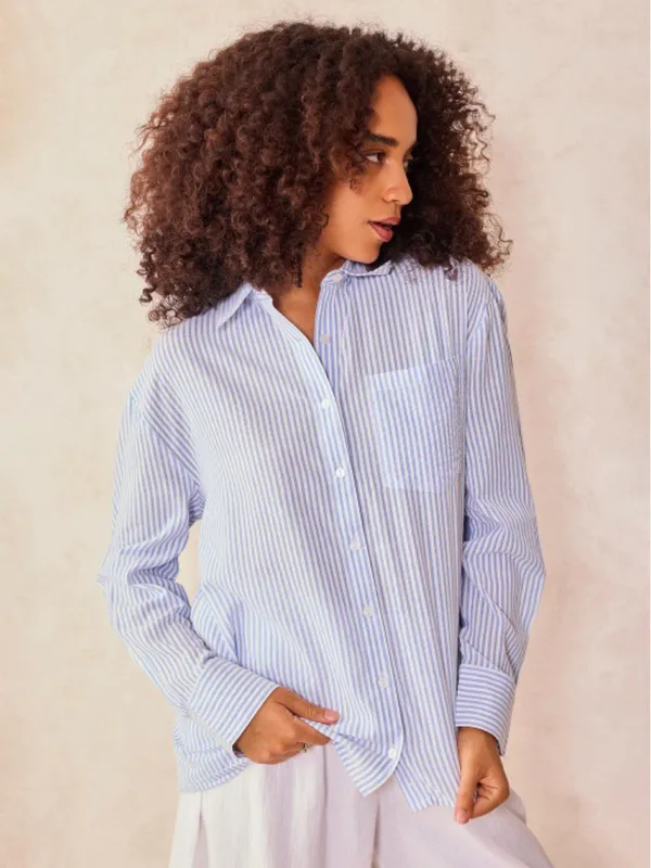 Blue_Cotton_Shirt_For_Women