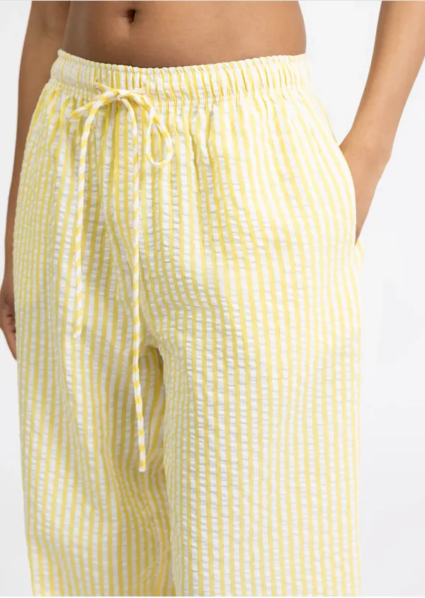 Yellow_Cotton_Pyjama_Set_For_Women